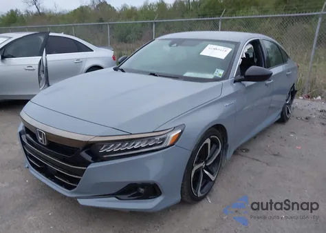 2022 Honda Accord Hybrid Sport from USA, damaged, VIN 1HGCV3F23NA040374